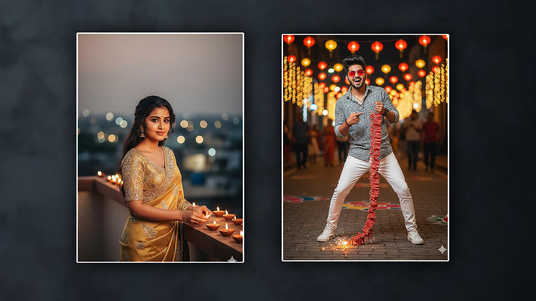 Best diwali festival traditional photo editing