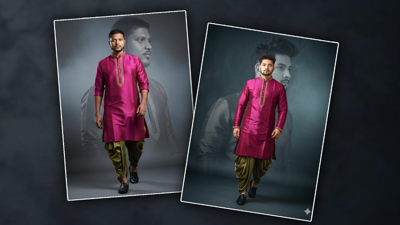 How to edit Best dual photo editing using with ai
