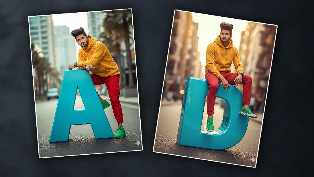How to Create Trending 3D Letter Photo Edits Using AI